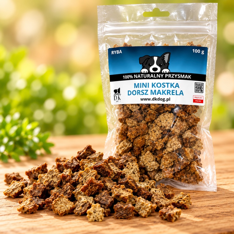 Mini kostka makrela 100g