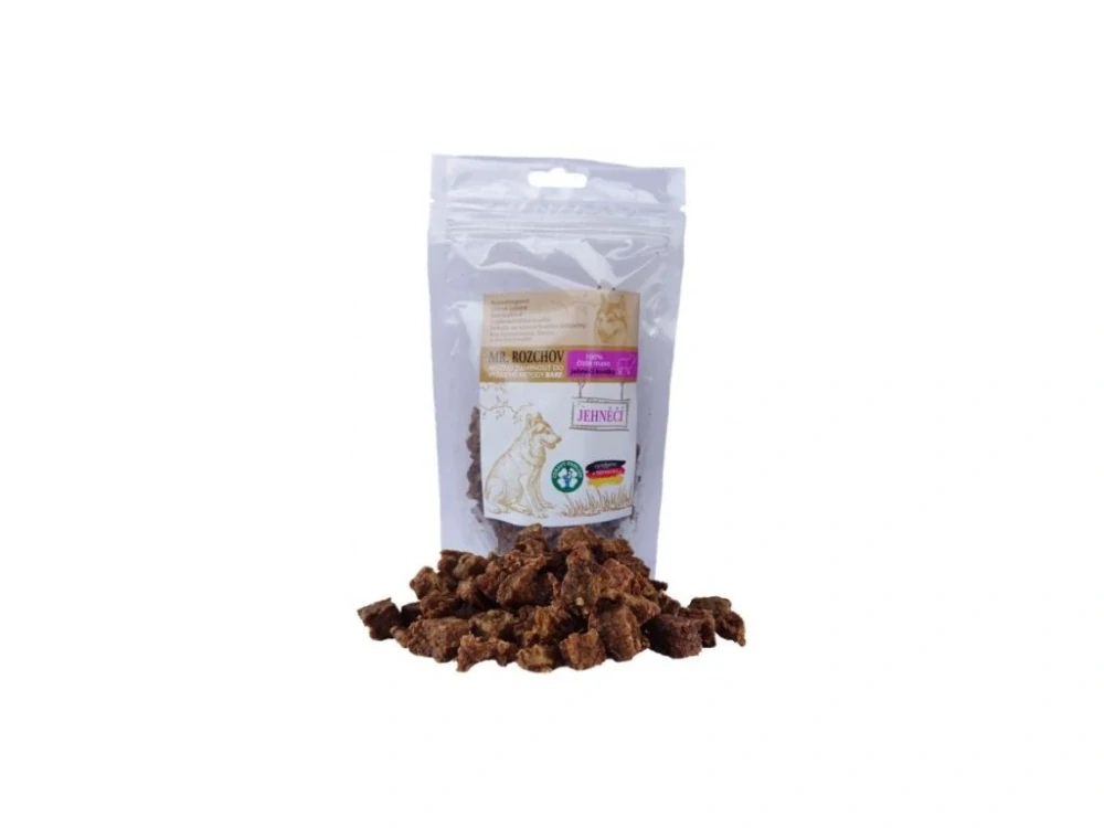 100 % jehněčí kostky pro psy 80 g – sušený pamlsek