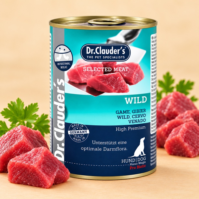 Dr.Clauder´s Wild (zvěřina) 400g dog