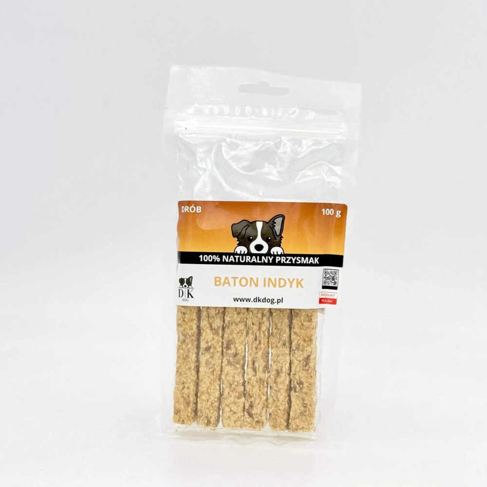 100 % krůtí hranolek pro psy 100 g – sušené maso