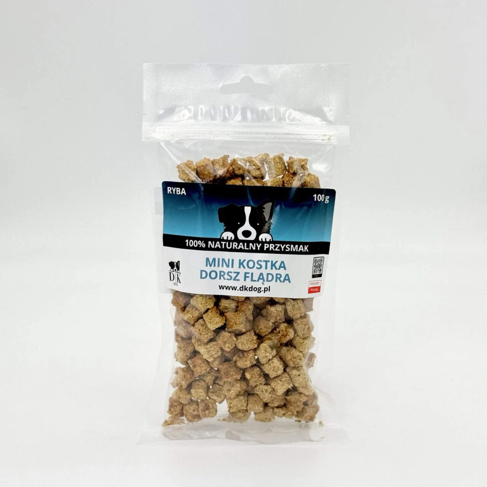 Mini kostka tresky a platýse 100g