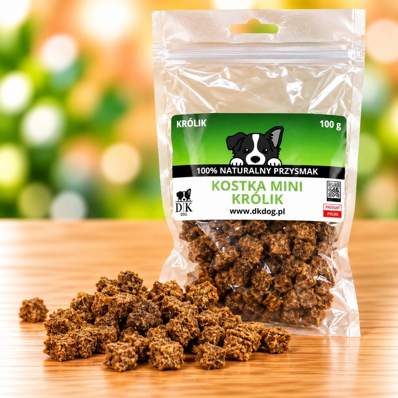 Mini kostka králík 100g