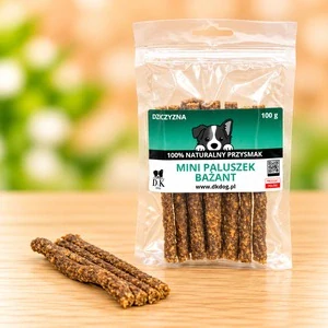 100% bažantí tyčinka pro psy 100g - sušený pamlsek