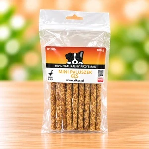 100 % husí tyčinka pro psy 100 g – sušené maso