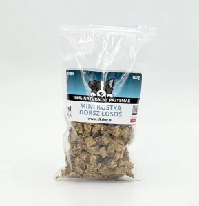 Mini kostka losos 100g