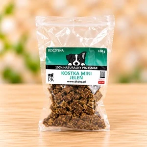 100 % jelení midi kostky pro psy 100 g – sušené maso