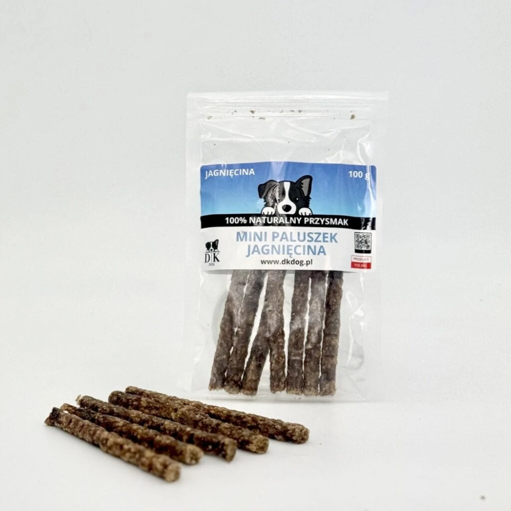 100% jehněčí tyčinka pro psy 100g - sušený pamlsek