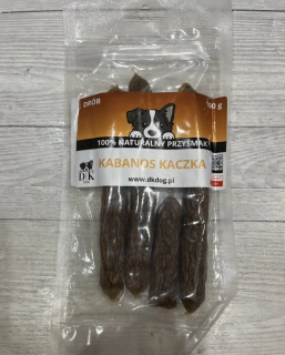 100 % kachní klobása pro psy 100g – sušený pamlsek