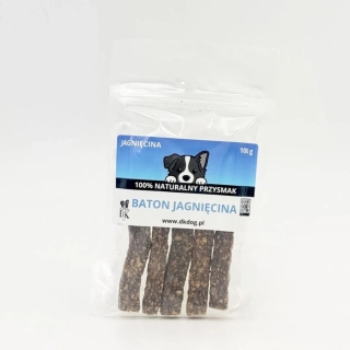 100% jehněčí hranolek pro psy 100g - sušený pamlsek